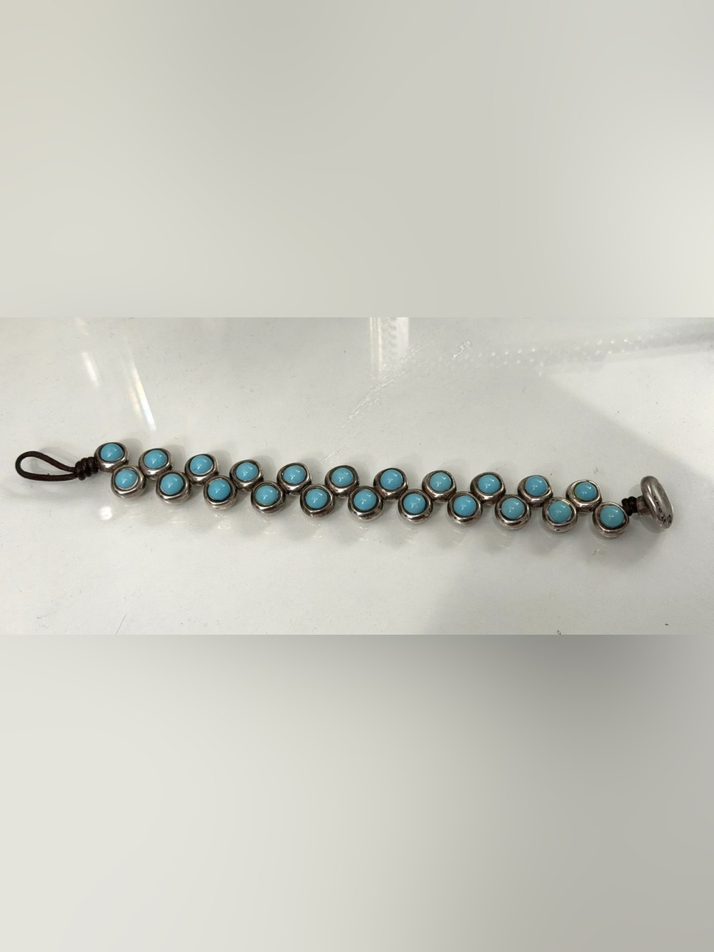 UNO de 50 Silver Turquoise Bracelet - Blue - Picture 3 of 6